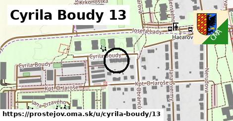 Cyrila Boudy 13, Prostějov