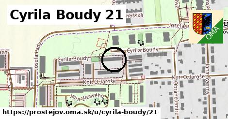 Cyrila Boudy 21, Prostějov