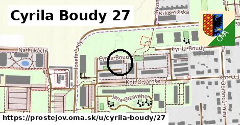 Cyrila Boudy 27, Prostějov