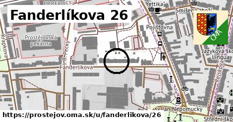 Fanderlíkova 26, Prostějov