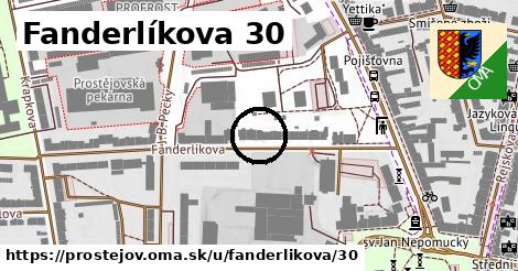 Fanderlíkova 30, Prostějov