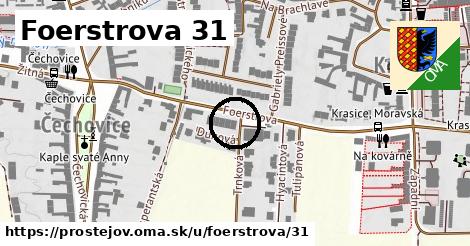 Foerstrova 31, Prostějov
