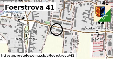 Foerstrova 41, Prostějov