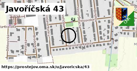 Javoříčská 43, Prostějov