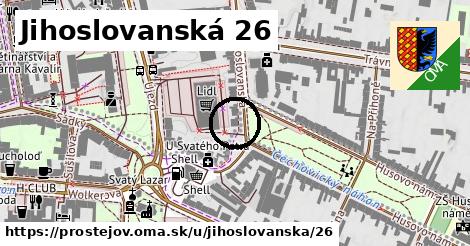 Jihoslovanská 26, Prostějov