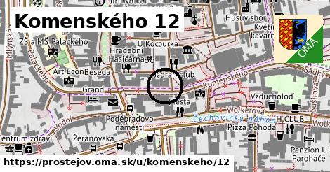 Komenského 12, Prostějov