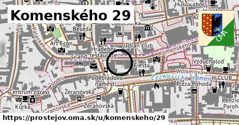 Komenského 29, Prostějov