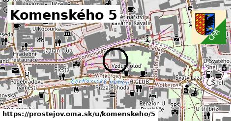 Komenského 5, Prostějov