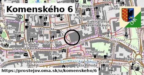 Komenského 6, Prostějov