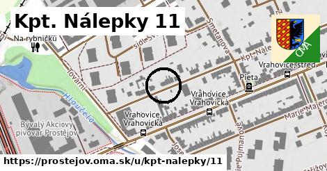 Kpt. Nálepky 11, Prostějov