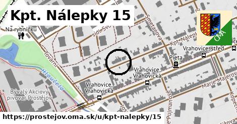 Kpt. Nálepky 15, Prostějov