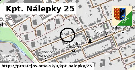 Kpt. Nálepky 25, Prostějov