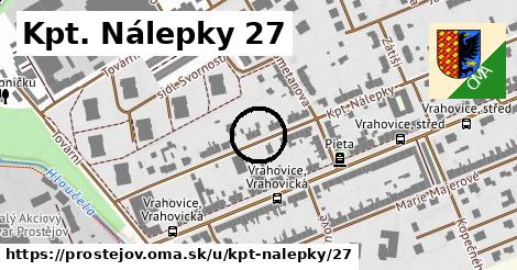 Kpt. Nálepky 27, Prostějov