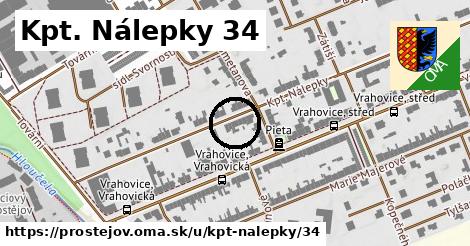 Kpt. Nálepky 34, Prostějov