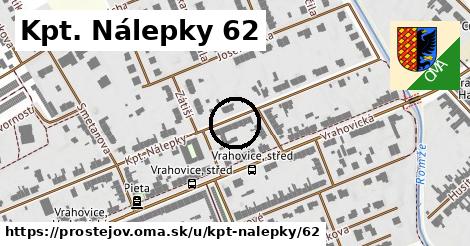 Kpt. Nálepky 62, Prostějov