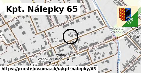 Kpt. Nálepky 65, Prostějov