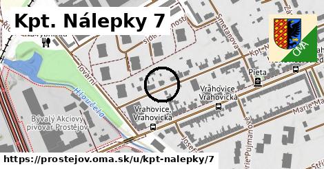 Kpt. Nálepky 7, Prostějov