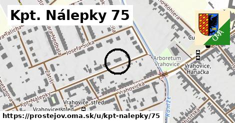 Kpt. Nálepky 75, Prostějov