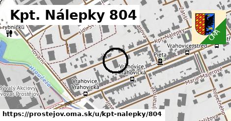 Kpt. Nálepky 804, Prostějov