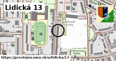 Lidická 13, Prostějov