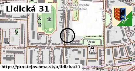 Lidická 31, Prostějov