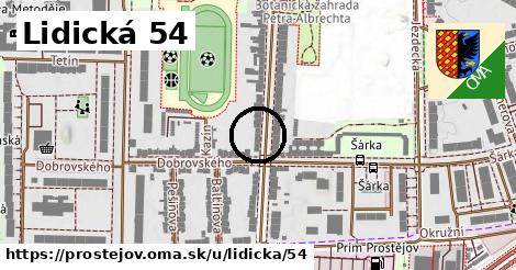 Lidická 54, Prostějov