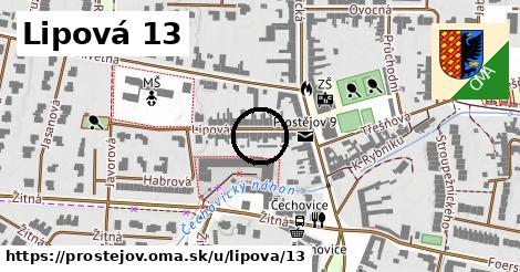 Lipová 13, Prostějov