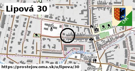 Lipová 30, Prostějov