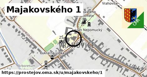 Majakovského 1, Prostějov