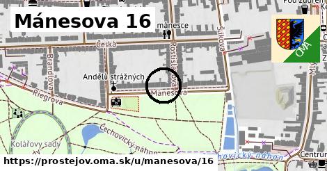 Mánesova 16, Prostějov