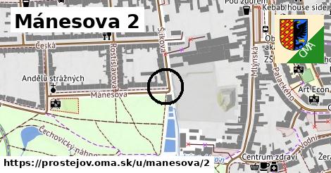 Mánesova 2, Prostějov