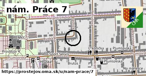 nám. Práce 7, Prostějov