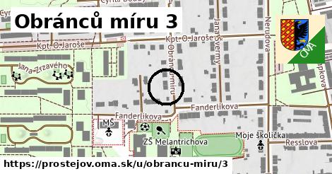 Obránců míru 3, Prostějov