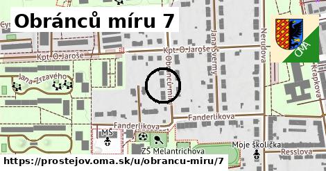 Obránců míru 7, Prostějov