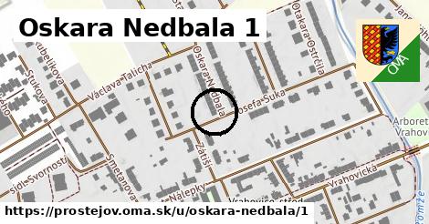 Oskara Nedbala 1, Prostějov