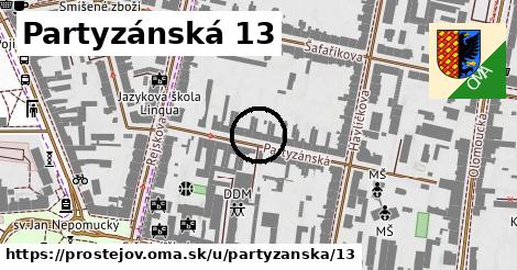 Partyzánská 13, Prostějov