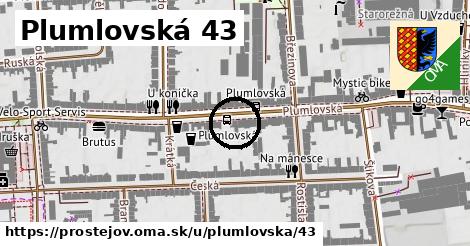 Plumlovská 43, Prostějov