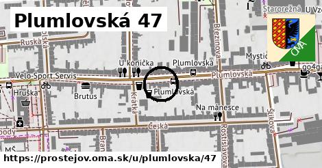 Plumlovská 47, Prostějov