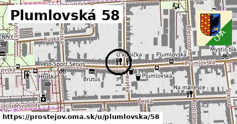 Plumlovská 58, Prostějov