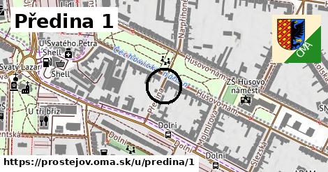 Předina 1, Prostějov