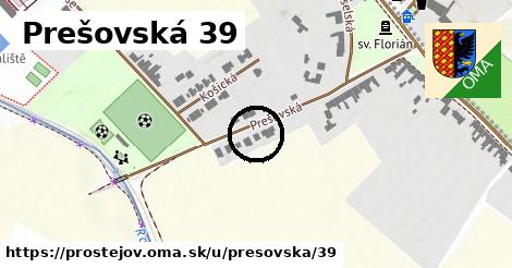Prešovská 39, Prostějov