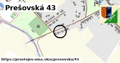Prešovská 43, Prostějov