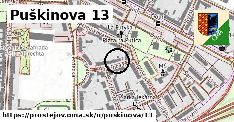 Puškinova 13, Prostějov