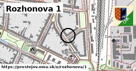 Rozhonova 1, Prostějov