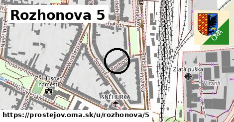 Rozhonova 5, Prostějov