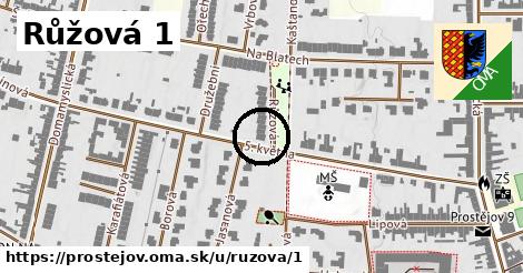 Růžová 1, Prostějov