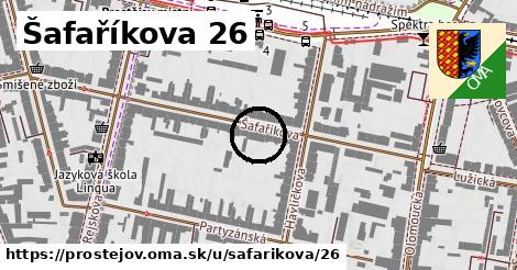 Šafaříkova 26, Prostějov