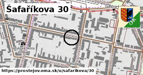 Šafaříkova 30, Prostějov