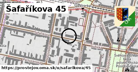 Šafaříkova 45, Prostějov