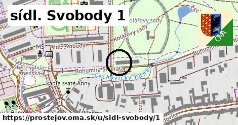 sídl. Svobody 1, Prostějov